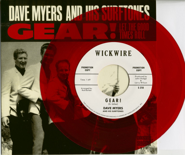 Dave Myers And His Surftones - Gear! - Let The Good Times Roll (7inch, 45rpm, PS, Ltd.)