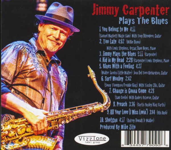 Jimmy Carpenter Plays The Blues (CD)