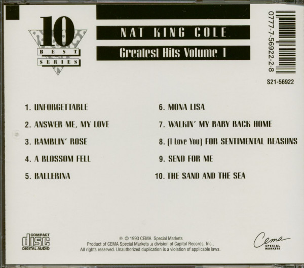 Greatest Hits Vol.1 (CD)