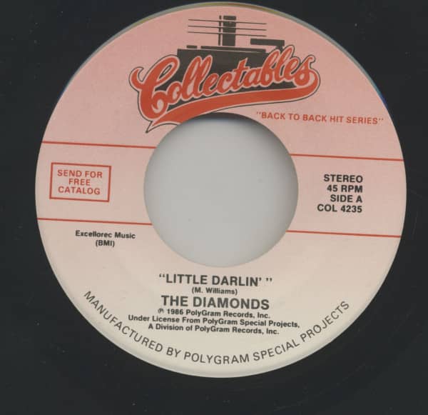 Little Darlin' - The Bells Of Rosa Rita (7inch, 45rpm) Little Darlin' - The Bells Of Rosa Rita (7inch, 45rpm)