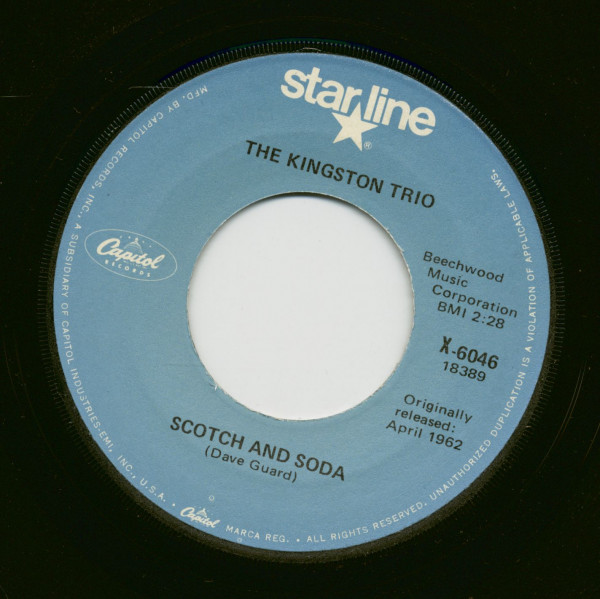 Scotch And Soda - Worried Man (7inch, 45rpm)