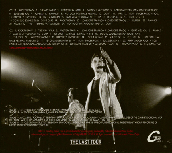 Robert Gordon with Link Wray - The Last Tour (2-CD)
