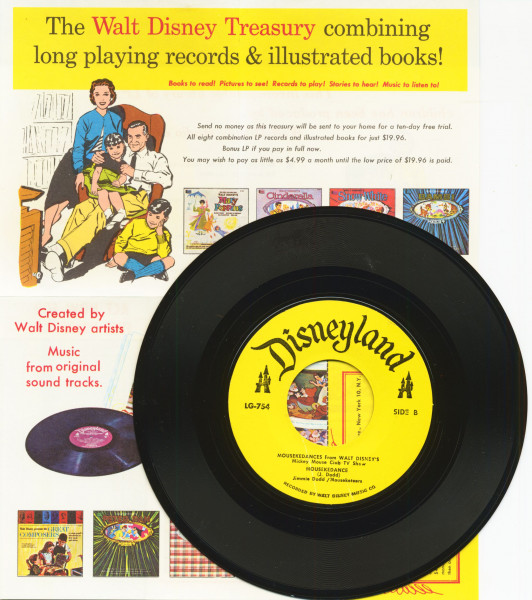 Mousekedances From Walt Disney's Mickey Mouse Club TV Show (7inch, 45rpm, PS)