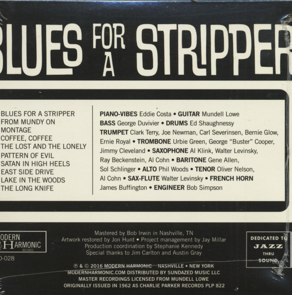 Blues For A Stripper (CD)