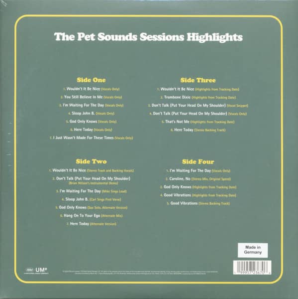 The Pet Sounds Sessions Highlights (2-LP)