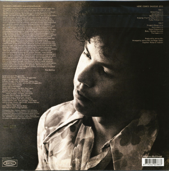 Here Comes Shuggie Otis (LP, 180g colored Vinyl, Ltd.)