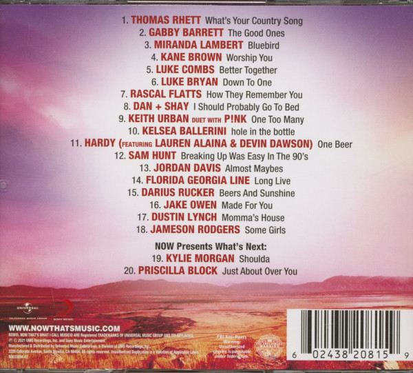 Now That's What I Call Country Vol.14 (CD)