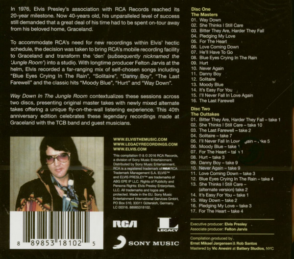 Way Down In The Jungle Room (2-CD)