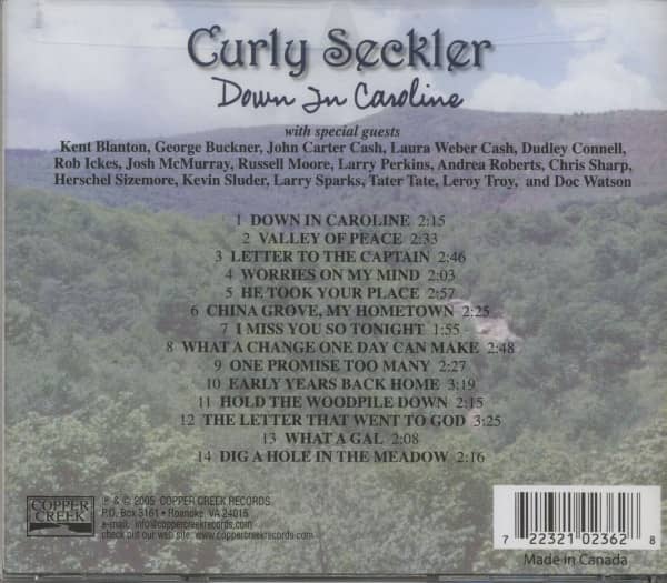 Down In Caroline (CD)