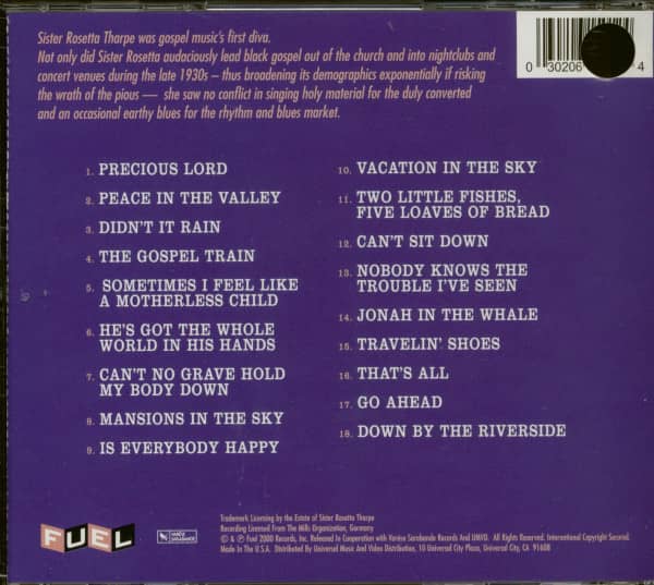 Sister Rosetta's Gospel Train (CD)