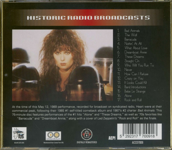 Live In Portland '89 (CD)