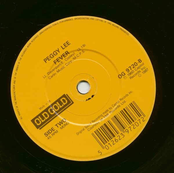 Ma (He's Making Eyes At Me) - Fever (7inch, 45rpm, SC)