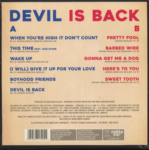 Devil Is Back (LP, 180g Vinyl)