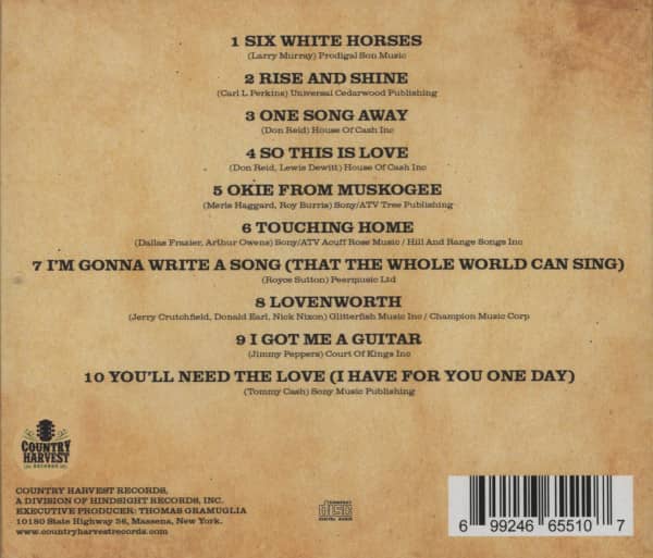 Six White Horses (CD)