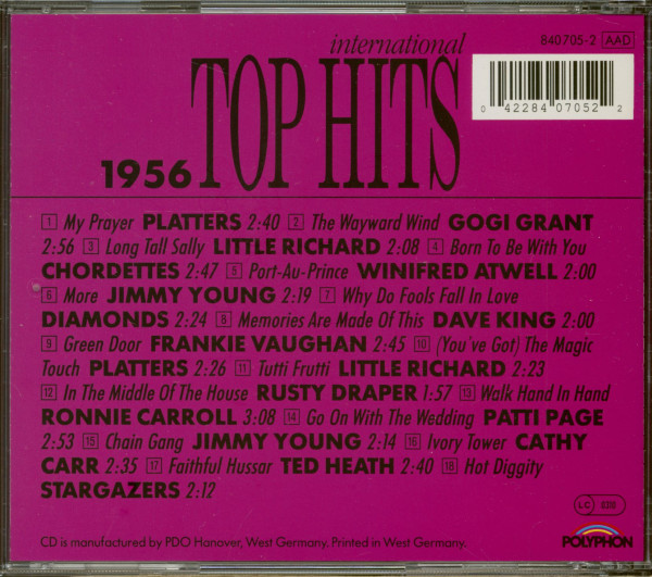 International Top Hits 1956 (CD)