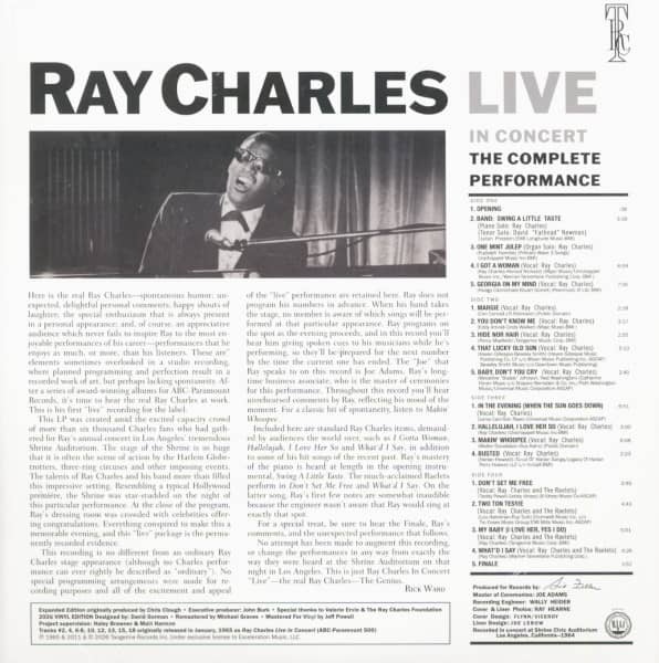 Live In Concert: The Complete Performance (remastered) (2 LP)
