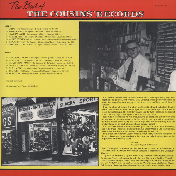The Best of The Cousins' Records (LP)