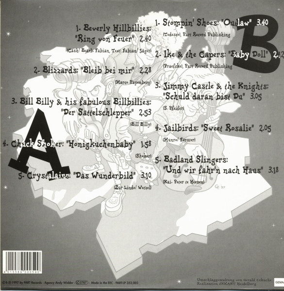 Das Beste des deutschen Rockabilly 1997 (LP, 10inch )