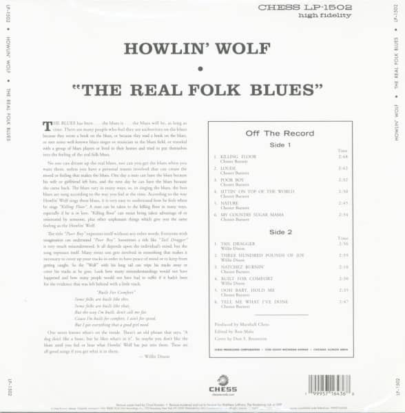 The Real Folk Blues (LP, 180g Vinyl)