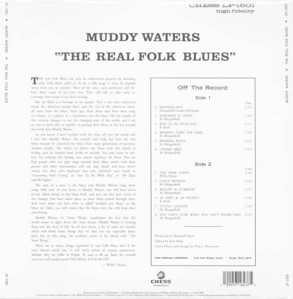 The Real Folk Blues (LP, 180g Vinyl)