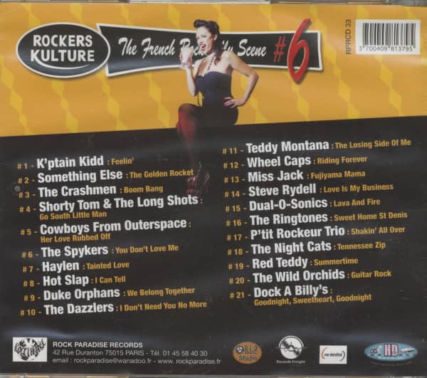 Rockers Kulture - The French Rockabilly Scene Vol.6 (CD)