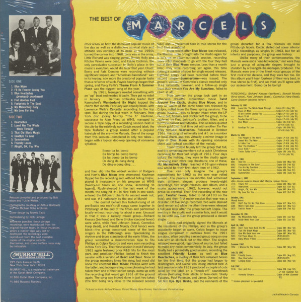 The Best Of The Marcels (LP)