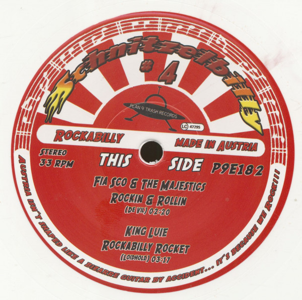 Schnitzelbilly No.4 - Rockabilly Made In Austria (7inch, EP, 33rpm, PS, SC, White Vinyl)