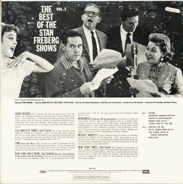 The Best of the Stan Freberg Shows Vol.2 (LP)