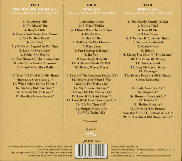 Down In The Bottom - The Country Rock Sessions (3-CD)