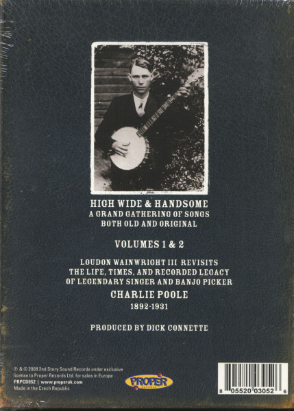 High Wide & Handsome - Charlie Poole Project (2-CD)