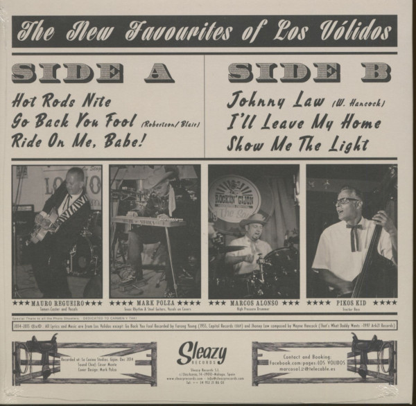 The New Favorites Of Los Volidos (LP, 10inch)