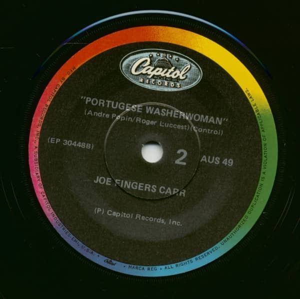 Music Box Dancer - Portugese Washerwoman (7inch, 45rpm, SC)