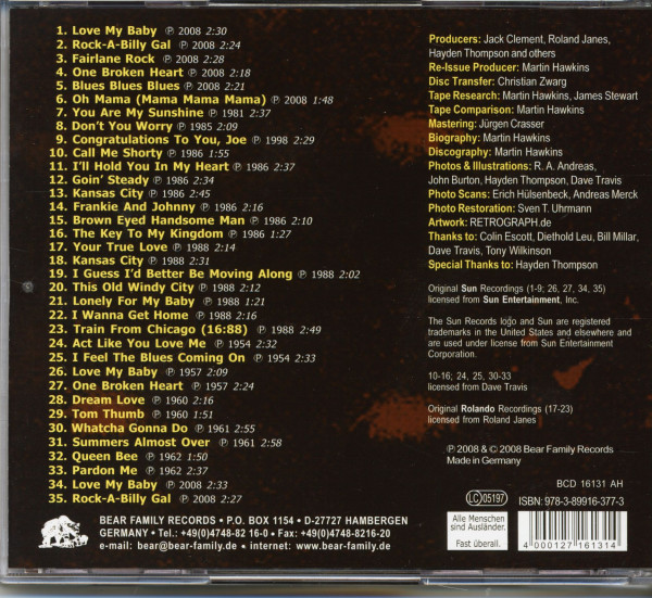 Rock-A-Billy Gal - The Sun Years, Plus (CD)