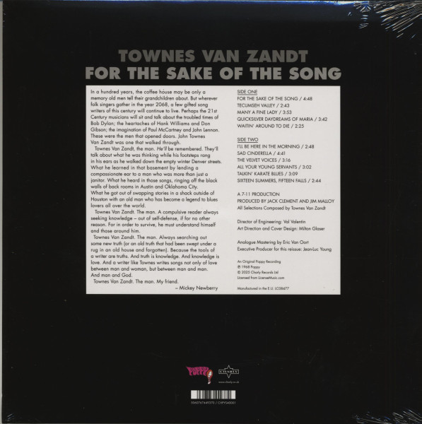 For The Sake Of The Song (LP, colord Vinyl, Ltd.)