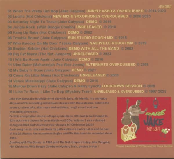 Rare Jake 1983 - 2023 Vol.2 (CD)