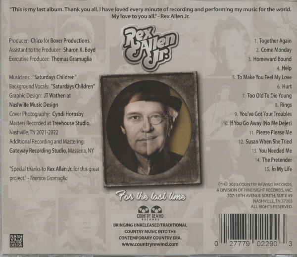 For The Last Time (CD)