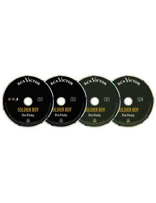 Elvis Presley Bücher/Books: Soldier Boy (2-Books & 4-CD, Ltd