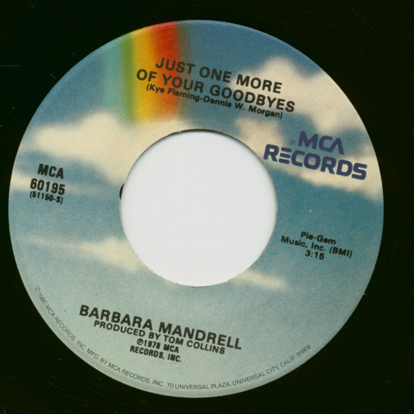 Sleeping Single In A Double Bed - Just One More Of Your Goodbyes (7inch, 45rpm)