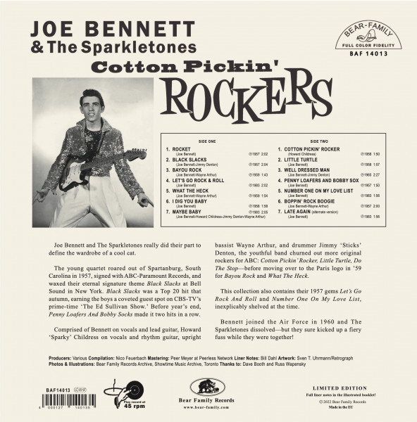 Cotton Pickin' Rockers (LP, 10inch, 45rpm, ltd.)