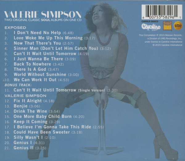 Exposed & Valerie Simpson - Two Original Classic Soul Albums