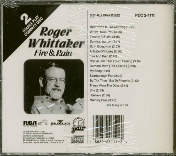 Fire And Rain (CD)
