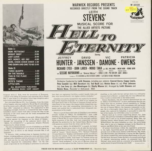 Hell To Eternity - Soundtrack (LP)