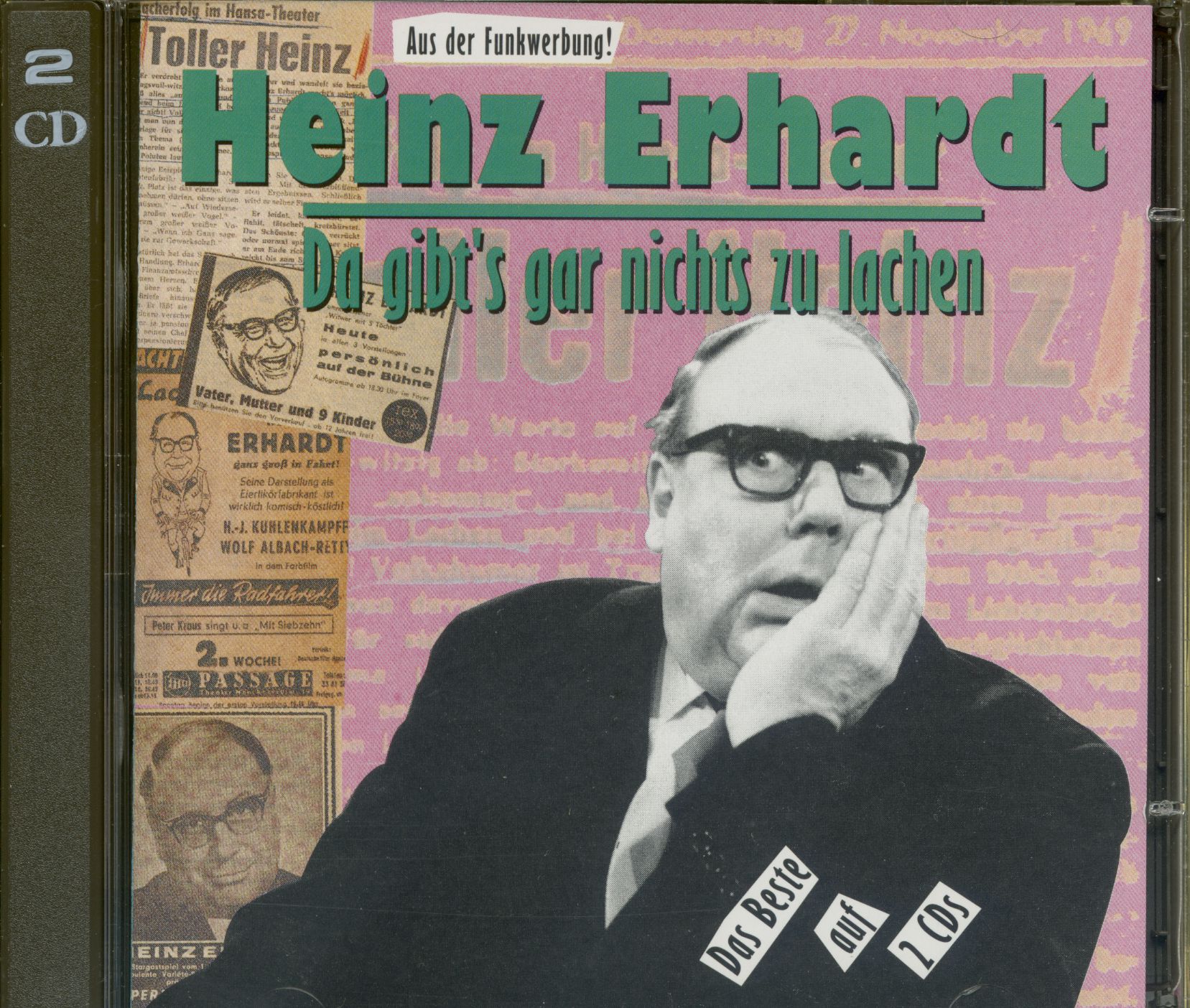 Heinz Erhardt CD: Da gibt's gar nichts zu lachen (2-CD) - Bear Family ...