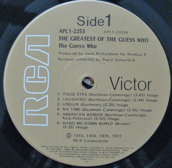 The Greatest Of The Guess Who (LP)