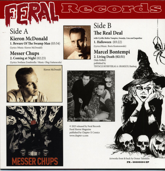 Swamp Man+ Feral Comic #6 (7inch EP, 45rpm & Comic)