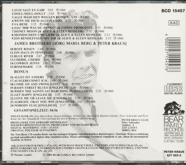 Die Singles 1960