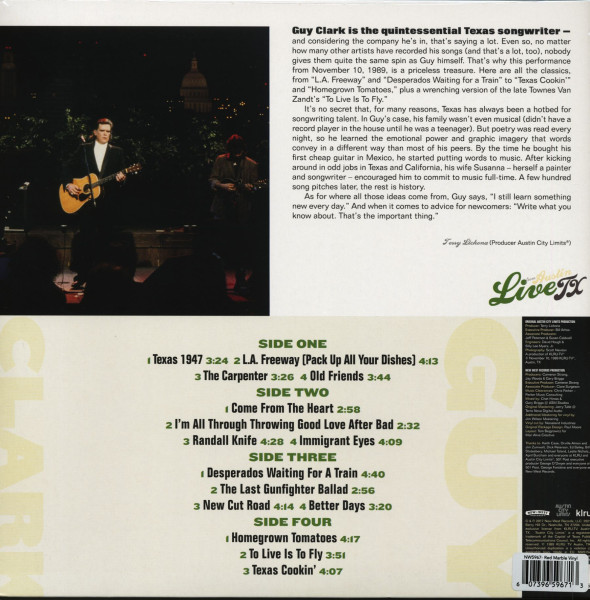 Live From Austin TX (2-LP, colored Vinyl, Ltd.)