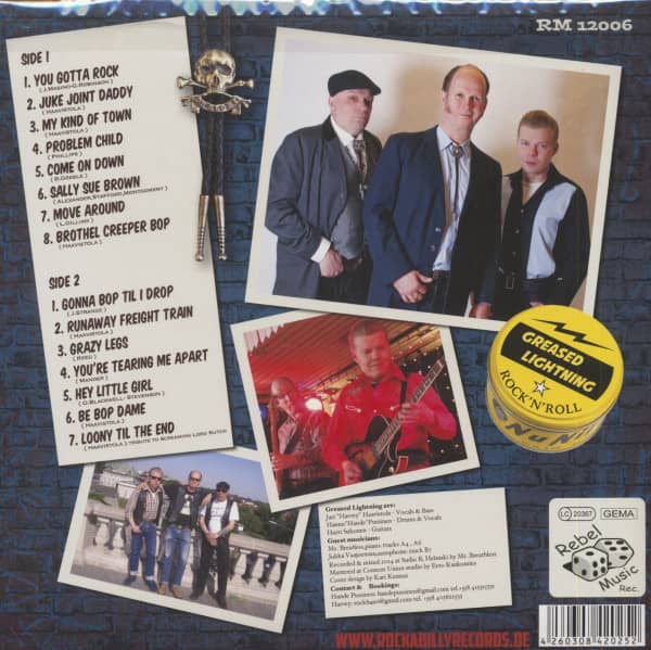 You Gotta Rock With Greased Lightning (LP, Blue Vinyl, Limited & Numbered)