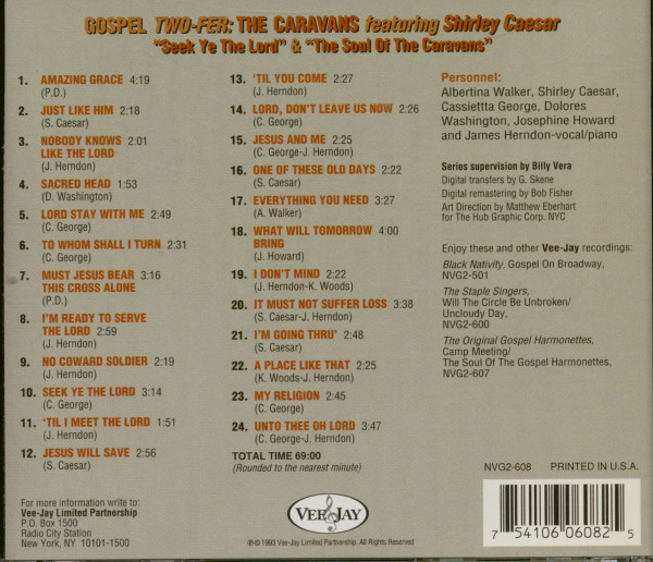 Seek Ye The Lord - Soul Of The Caravans (CD)