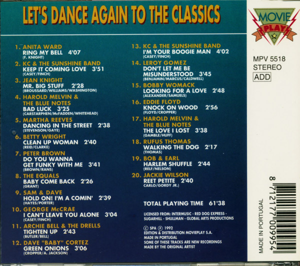 Let's Dance Again To The Classics (CD)